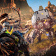 Aloy has a lot of the same moves as Link, but combat feels more refined and responsive in Horizon: Zero Dawn.